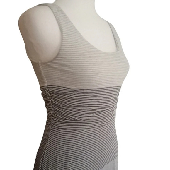Athleta Santa Maria Tank Dress Striped Midi Length Athleisure Style Size XS - Picture 5 of 7